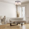 Light Prestige Ozdobny plafon Sada srebrny 5xE14 plus LED