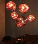 MOOSEE lampa wisząca FUSION 20 miedziana - akryl