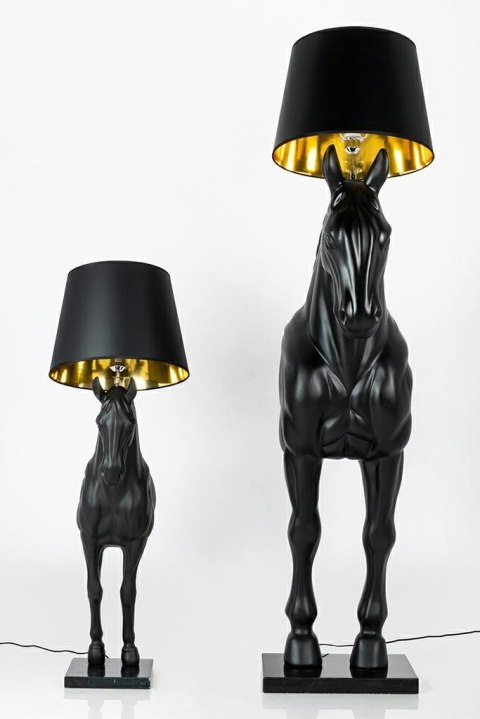 MOOSEE lampa podłogowa KOŃ HORSE STAND S czarna - włókno szklane