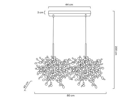 MOOSEE Lampa wisząca MONETE złota - metal