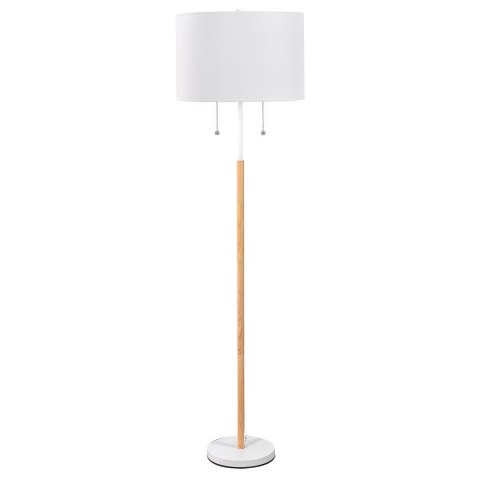 Light Prestige Lampa podłogowa Fogo biała 2xE27