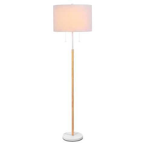 Light Prestige Lampa podłogowa Fogo biała 2xE27
