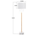 Light Prestige Lampa podłogowa Fogo biała 2xE27