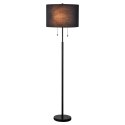 Light Prestige Lampa podłogowa Fogo czarna 2xE27