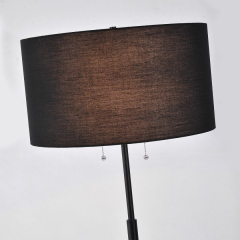 Light Prestige Lampa podłogowa Fogo czarna 2xE27
