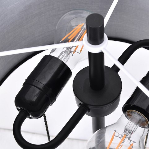 Light Prestige Lampa podłogowa Fogo czarna 2xE27