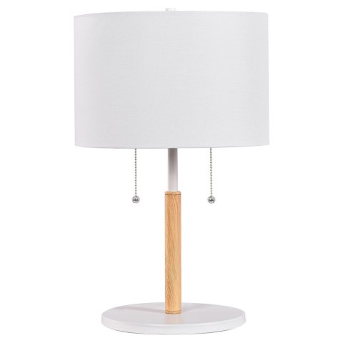 Light Prestige Lampa stołowa Fogo biała 2xE27