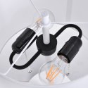 Light Prestige Lampa stołowa Fogo biała 2xE27