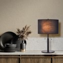 Light Prestige Lampa stołowa Fogo czarna 2xE27