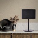 Light Prestige Lampa stołowa Fogo czarna 2xE27