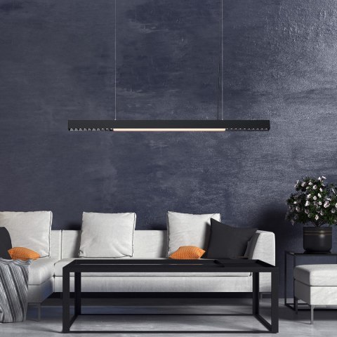 Light Prestige Lampa wisząca Cali L czarna Tuya LED CCT