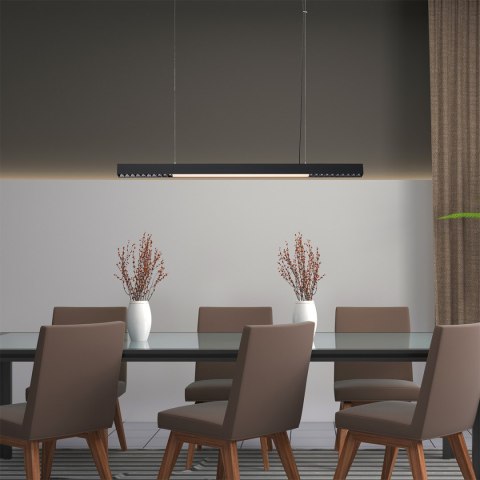 Light Prestige Lampa wisząca Cali L czarna Tuya LED CCT