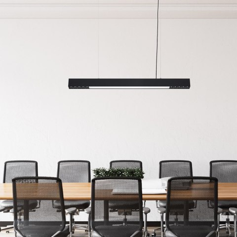 Light Prestige Lampa wisząca Cali M czarna Tuya LED CCT