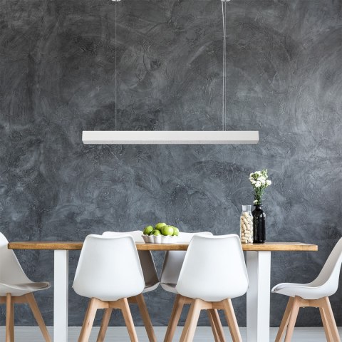 Light Prestige Lampa wisząca Mira L biała Tuya LED CCT