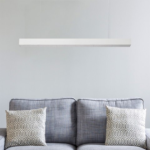 Light Prestige Lampa wisząca Mira L biała Tuya LED CCT