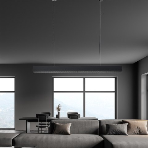 Light Prestige Lampa wisząca Mira L czarna Tuya LED CCT