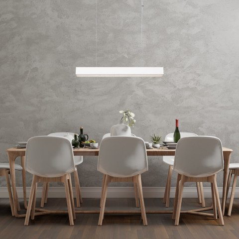 Light Prestige Lampa wisząca Mira M biała Tuya LED CCT