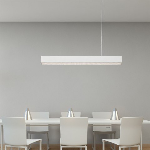Light Prestige Lampa wisząca Mira M biała Tuya LED CCT