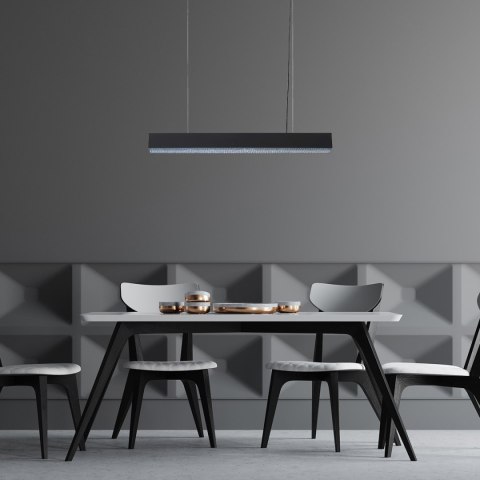 Light Prestige Lampa wisząca Mira M czarna Tuya LED CCT