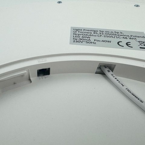 Light Prestige Plafon California 48 cm biały LED CCT