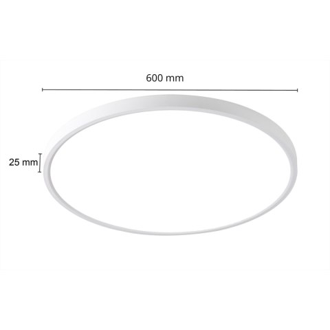 Light Prestige Plafon California 60 cm biały LED CCT