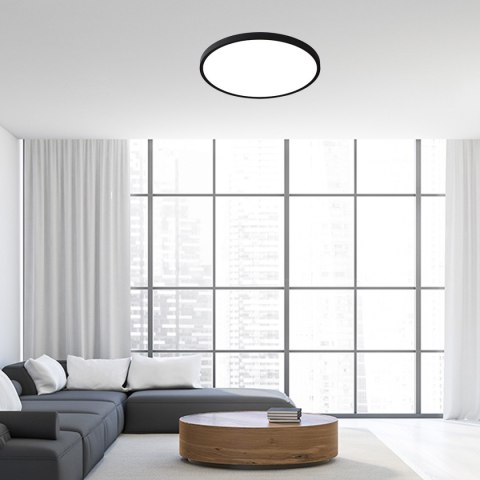 Light Prestige Plafon California 48 cm czarny LED CCT