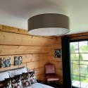 Light Prestige Plafon Girona szary 50 cm 3xE27