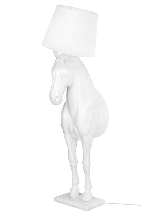 MOOSEE lampa podłogowa KOŃ HORSE STAND M biała - włókno szklane