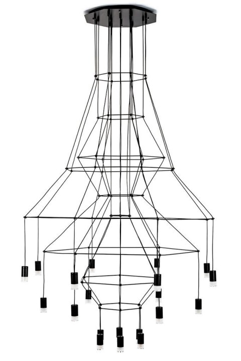 Lampa wisząca FLUSSO 20 czarna