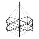 Lampa wisząca SPACE LED czarna 60 cm