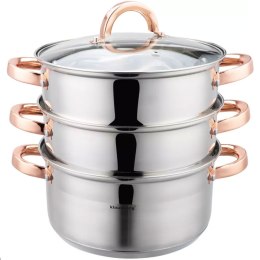 GARNEK NA PARĘ KLAUSBERG 4 ELEM. 24cm KB-7735 ROSE GOLD