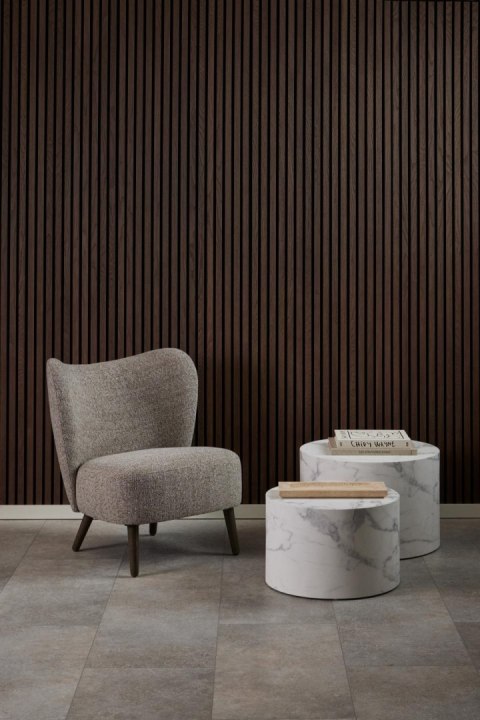 Zestaw 2 stolików Dice okrągłe marmur