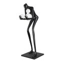 Lampa podłogowa WOMAN-2 BLACK czarna 190 cm