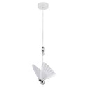 Light Prestige Lampa wisząca Mariposa 1 srebrna LED CCT