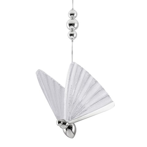 Light Prestige Lampa wisząca Mariposa 3 srebrna LED CCT