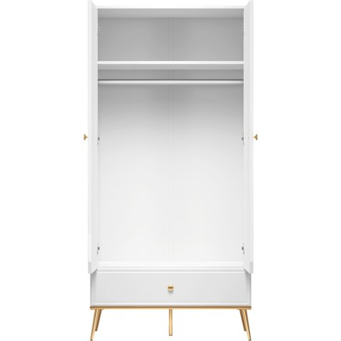 Szafa GOLDEN GL01 biały połysk