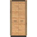 Szafa URSA 03 dąb craft złoty + czarny