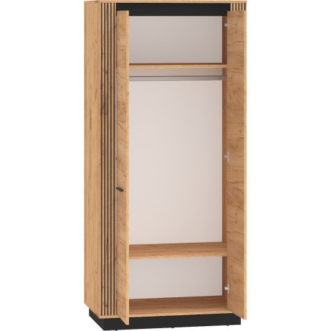 Szafa URSA 03 dąb craft złoty + czarny
