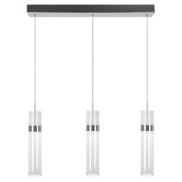 Light Prestige Lampa wisząca Ambiente 3 srebrna LED CCT