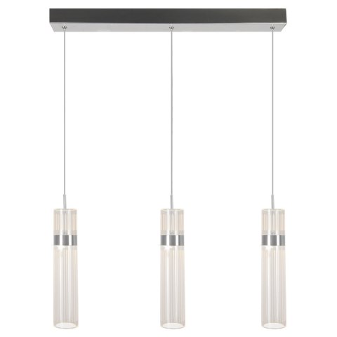 Light Prestige Lampa wisząca Ambiente 3 srebrna LED CCT