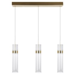 Light Prestige Lampa wisząca Ambiente 3 złota LED CCT