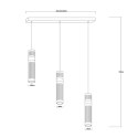 Light Prestige Lampa wisząca Ambiente 3 złota LED CCT