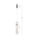 Light Prestige Lampa wisząca Ambiente srebrna LED CCT