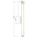 Light Prestige Kinkiet Linea 61 cm biały LED CCT