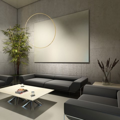 Light Prestige Lampa wisząca Mirror L złota IP44 LED CCT