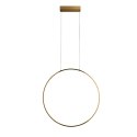 Light Prestige Lampa wisząca Mirror L złota IP44 LED CCT
