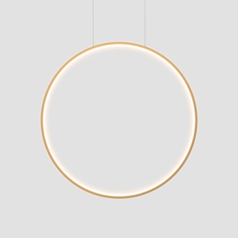 Light Prestige Lampa wisząca Mirror L złota IP44 LED CCT