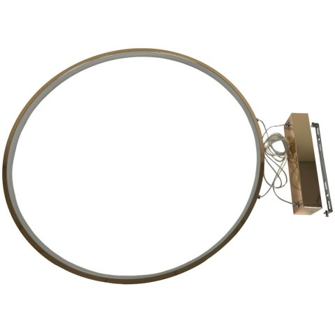 Light Prestige Lampa wisząca Mirror L złota IP44 LED CCT