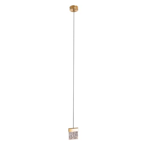 LAMPA WISZĄCA VETRO BRUSHED GOLD