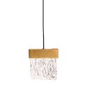 LAMPA WISZĄCA VETRO BRUSHED GOLD